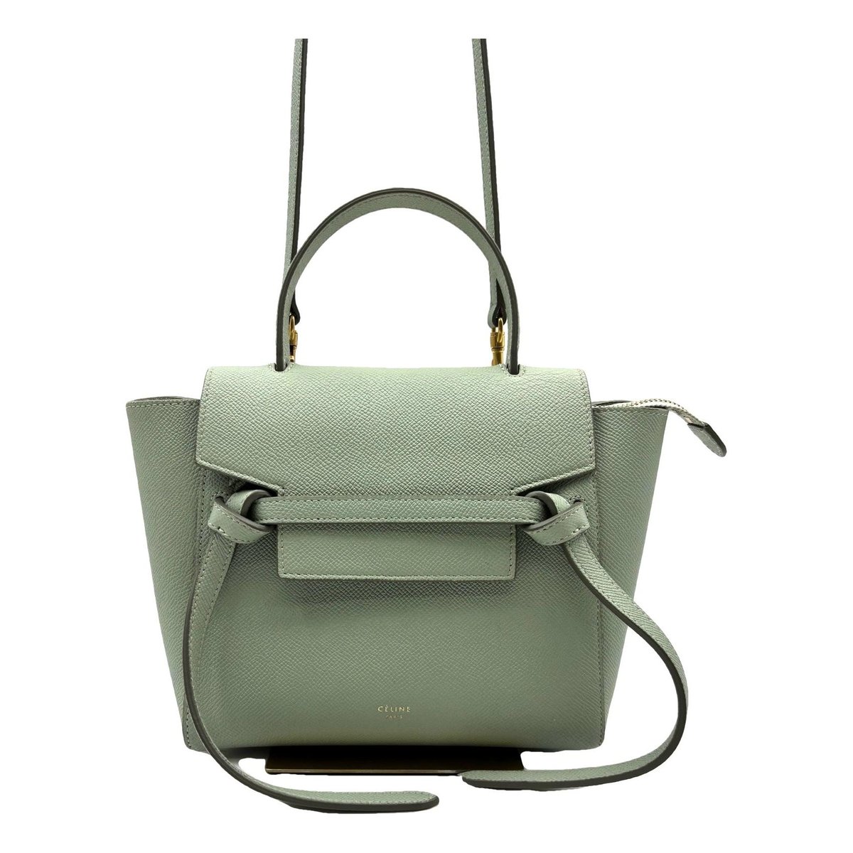 Belt leather handbag