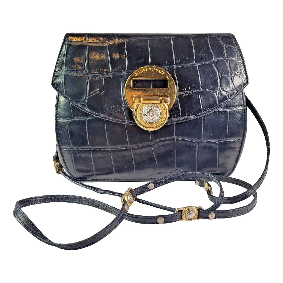 Leather crossbody bag
