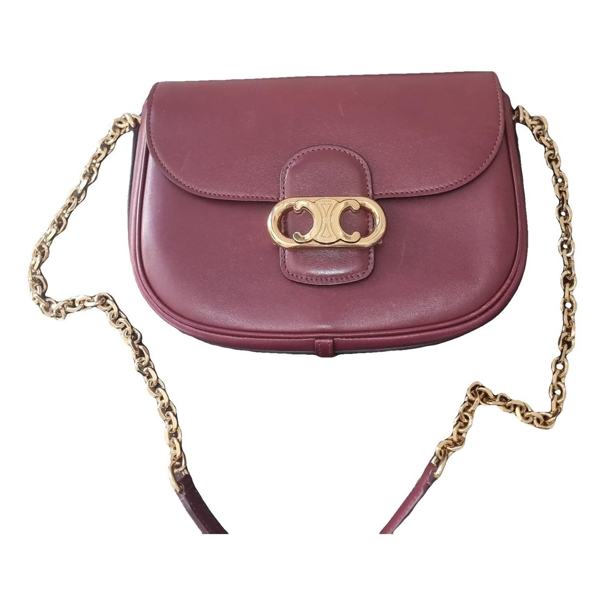 Triomphe Maillon leather crossbody bag
