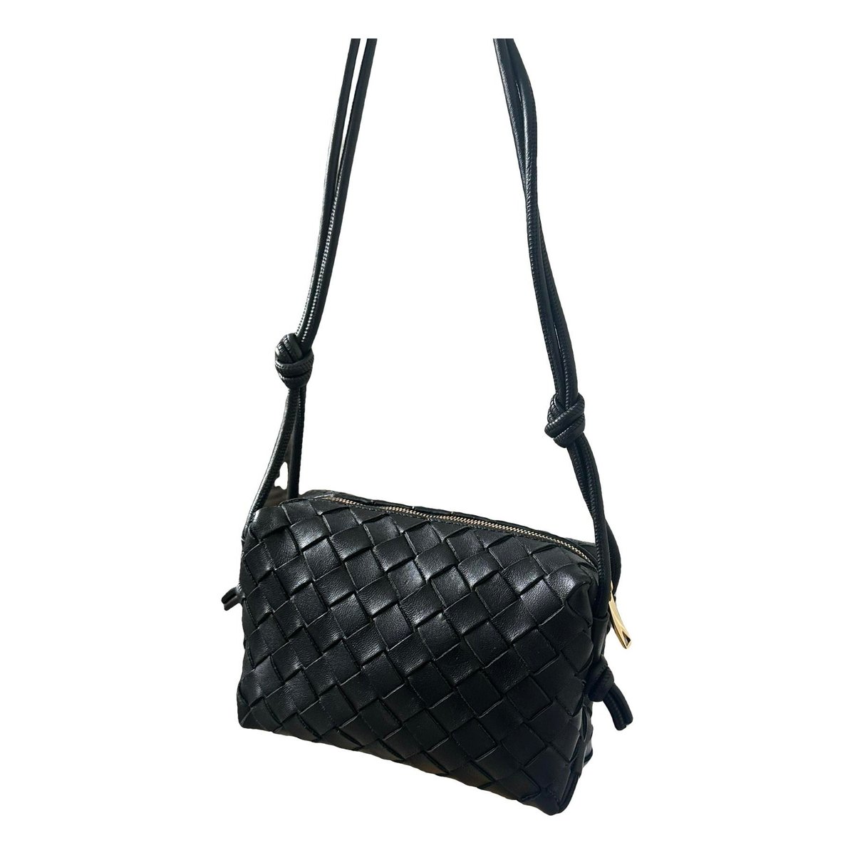 Loop leather crossbody bag
