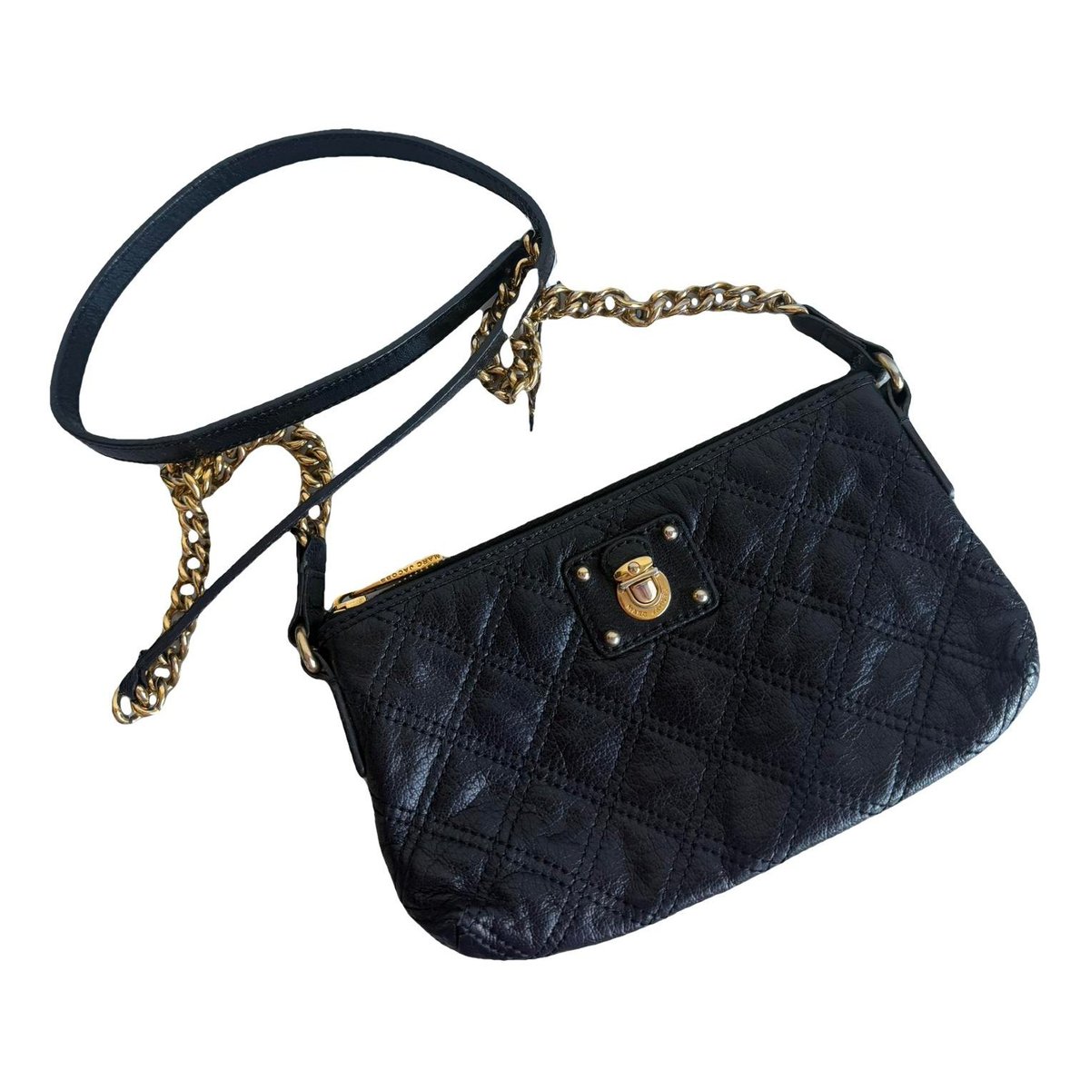 Single leather crossbody bag