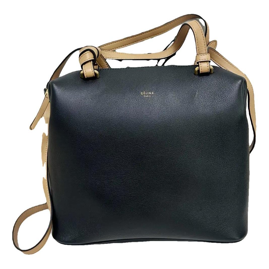 Soft Cube leather crossbody bag