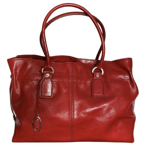 D Bag leather tote