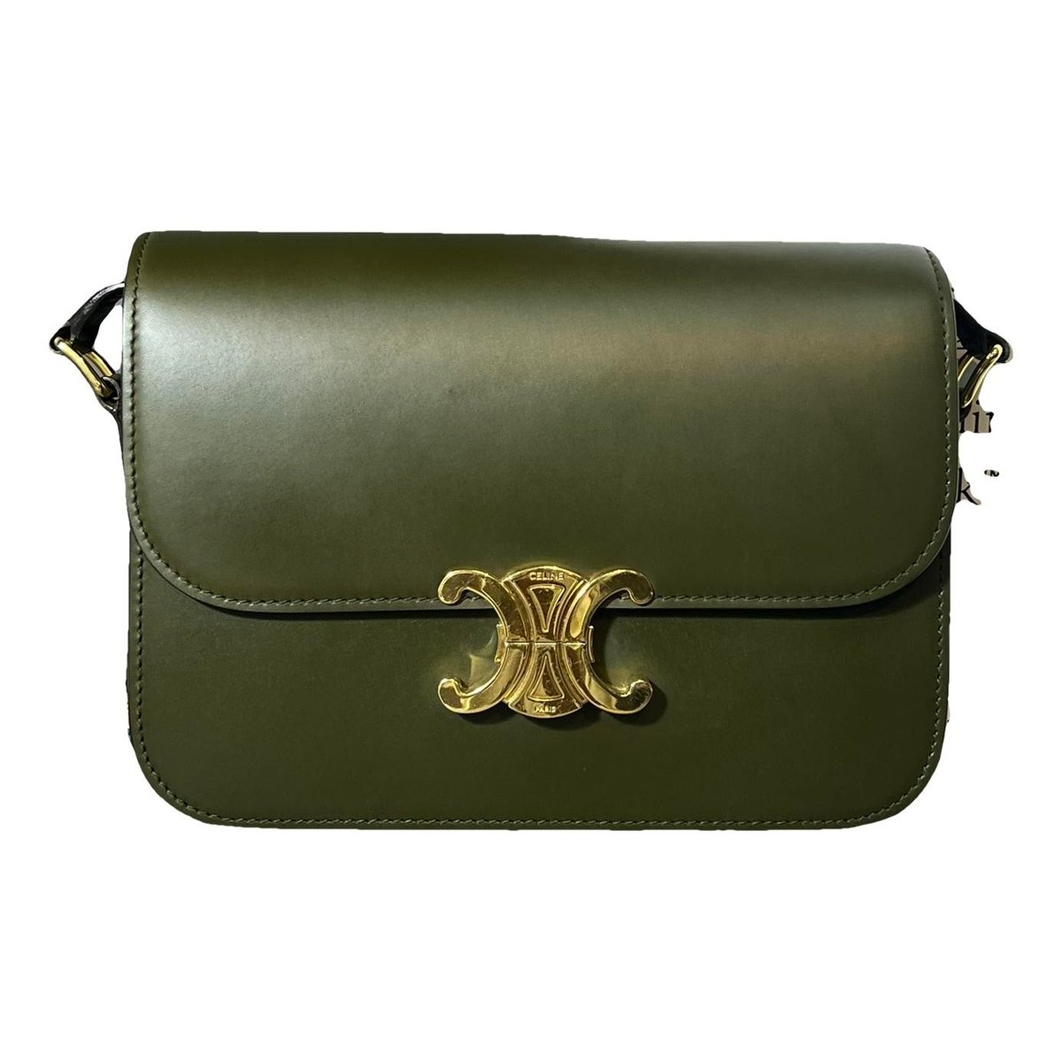 Triomphe leather handbag