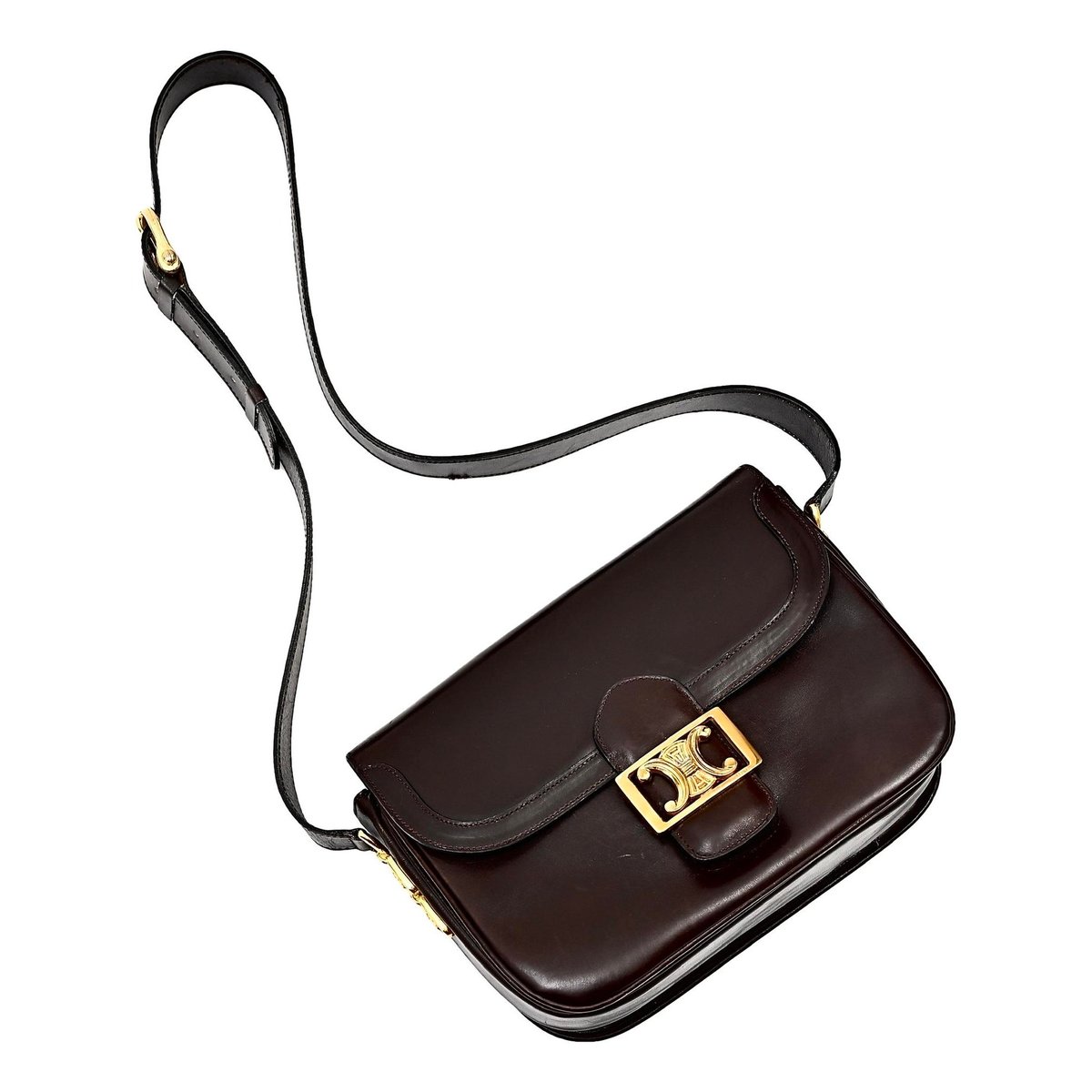 Triomphe leather handbag