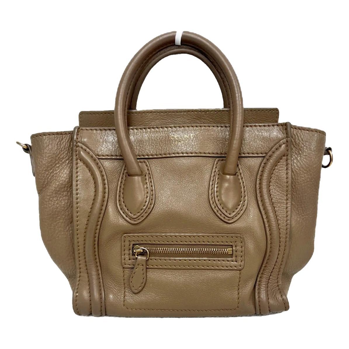 Nano Luggage leather handbag