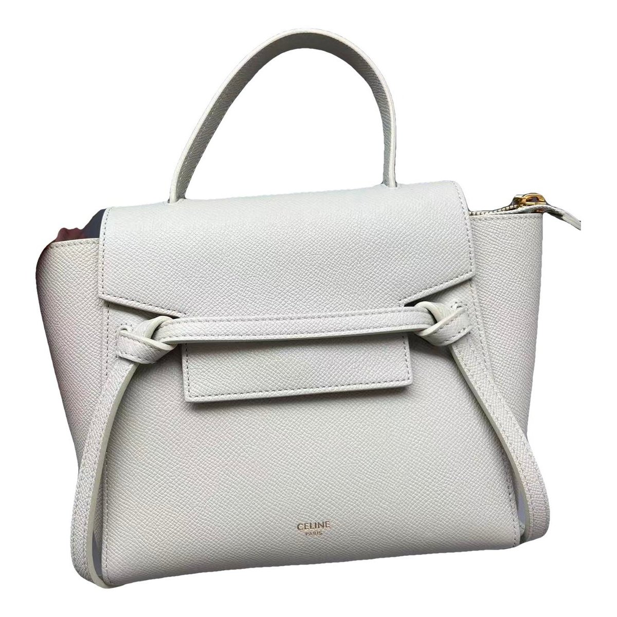 Belt leather handbag