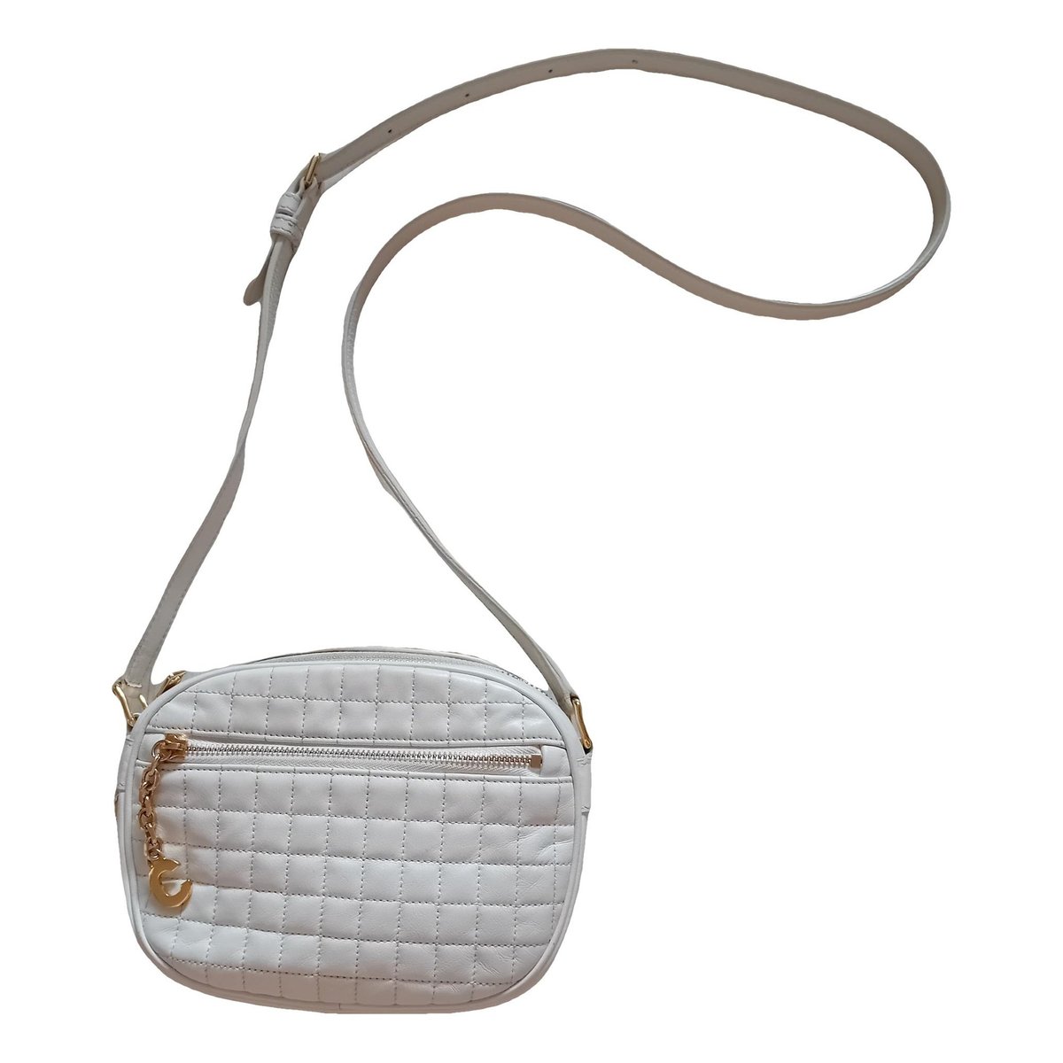 Charm leather crossbody bag