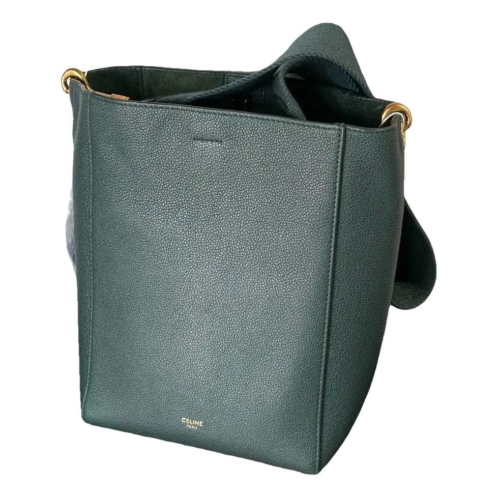 Seau Sangle leather handbag
