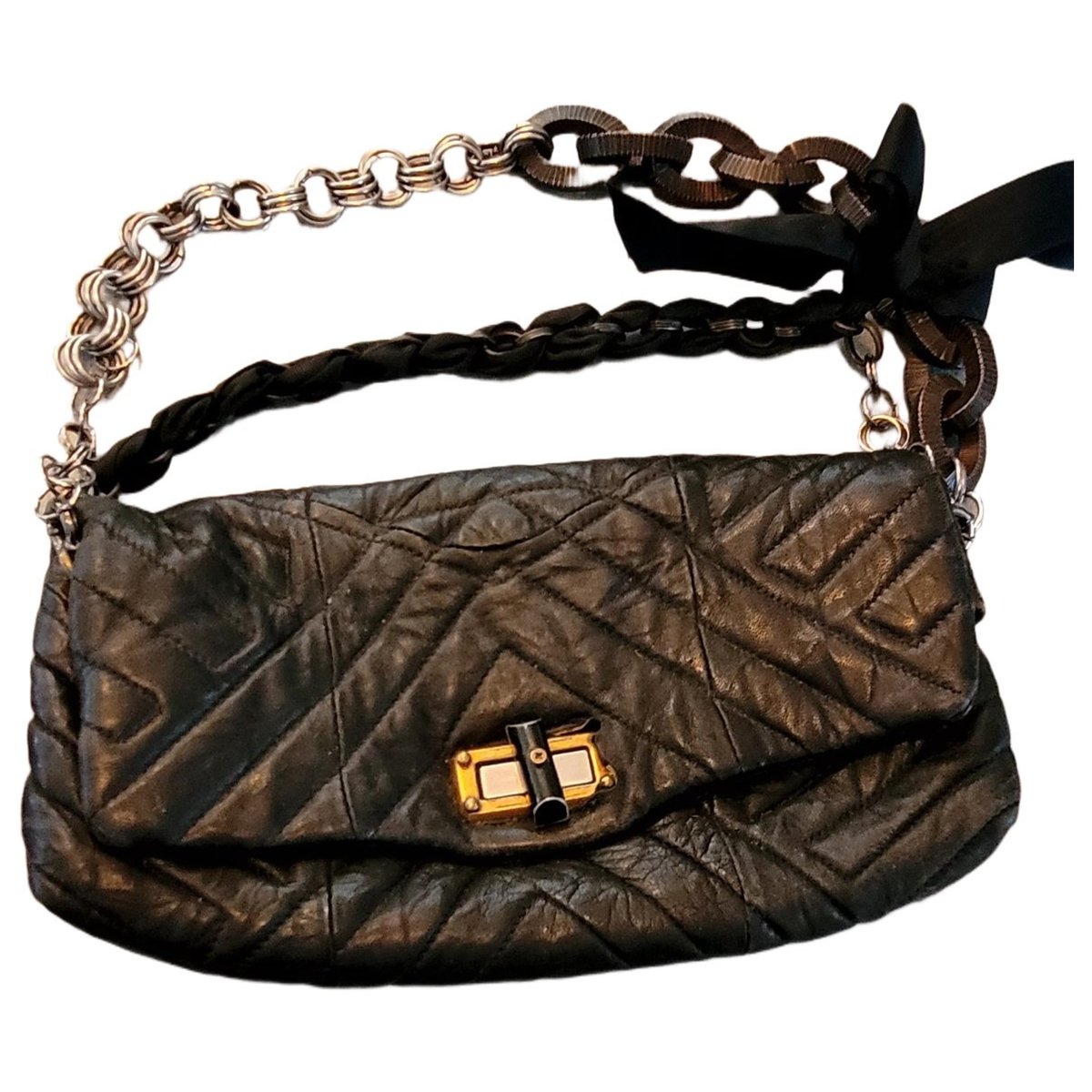 Happy leather handbag