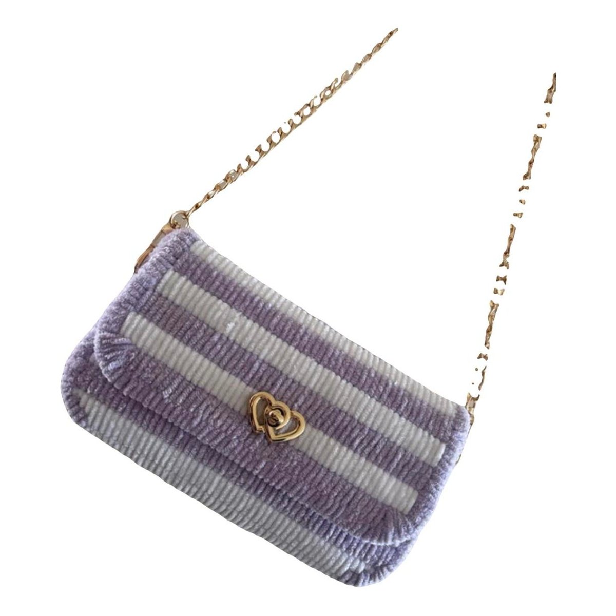 Crochet wool crossbody bag