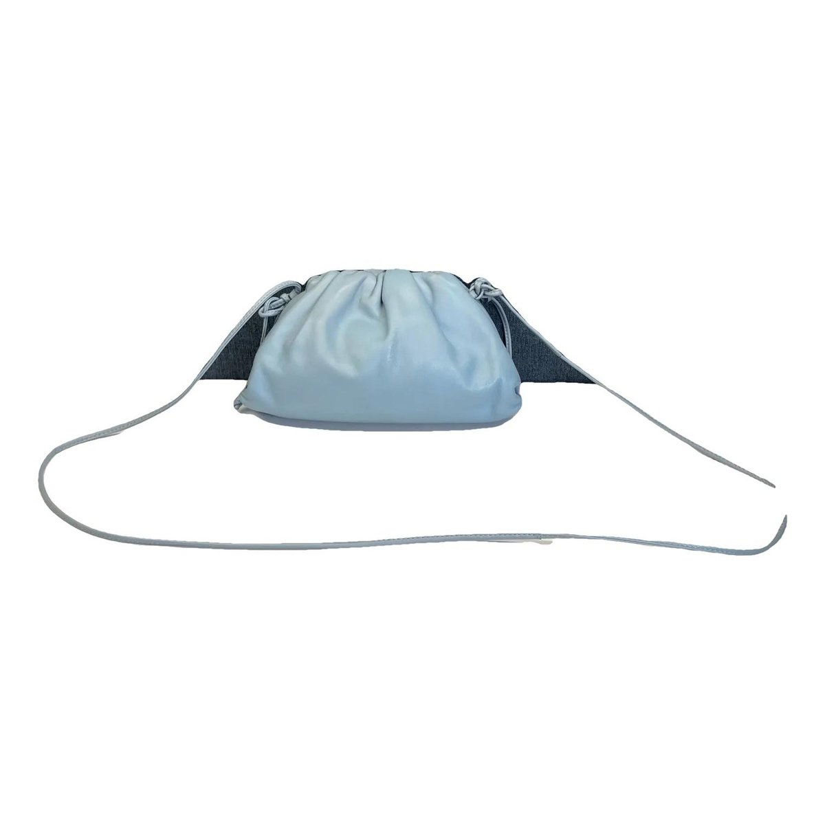 Pouch leather crossbody bag