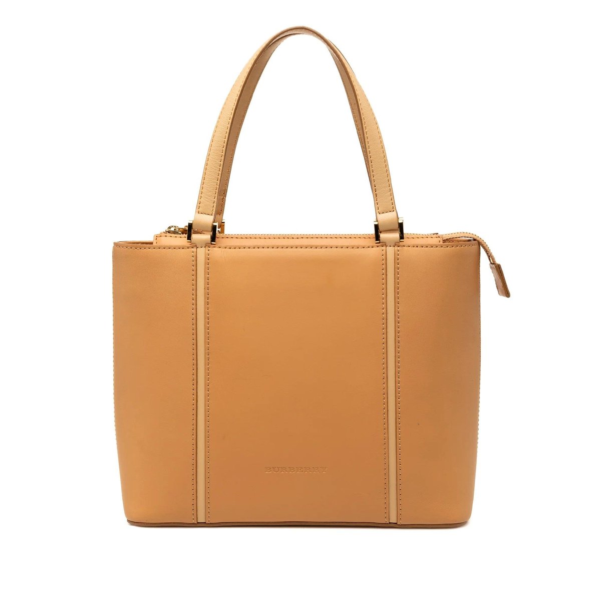 Pocket leather tote