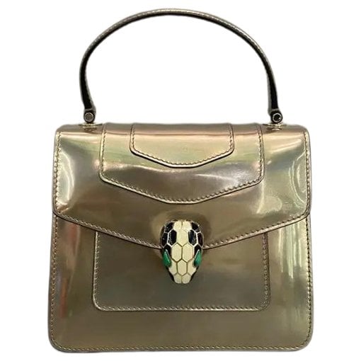 Serpenti leather handbag