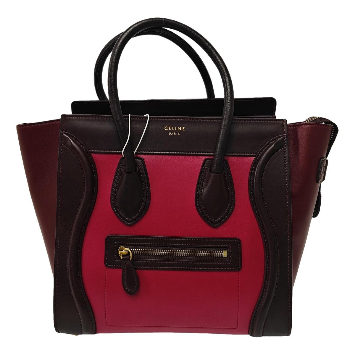 Luggage leather tote