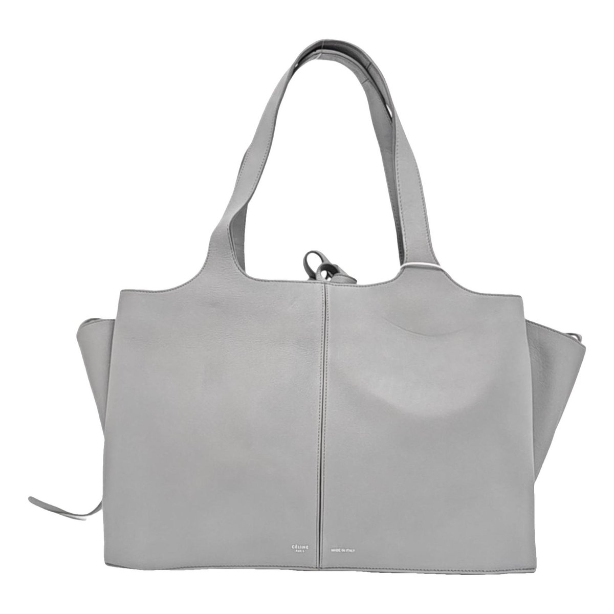 Tri-Fold leather handbag