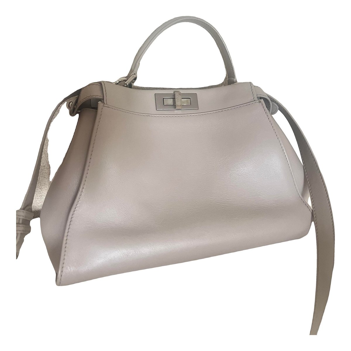 Peekaboo leather handbag