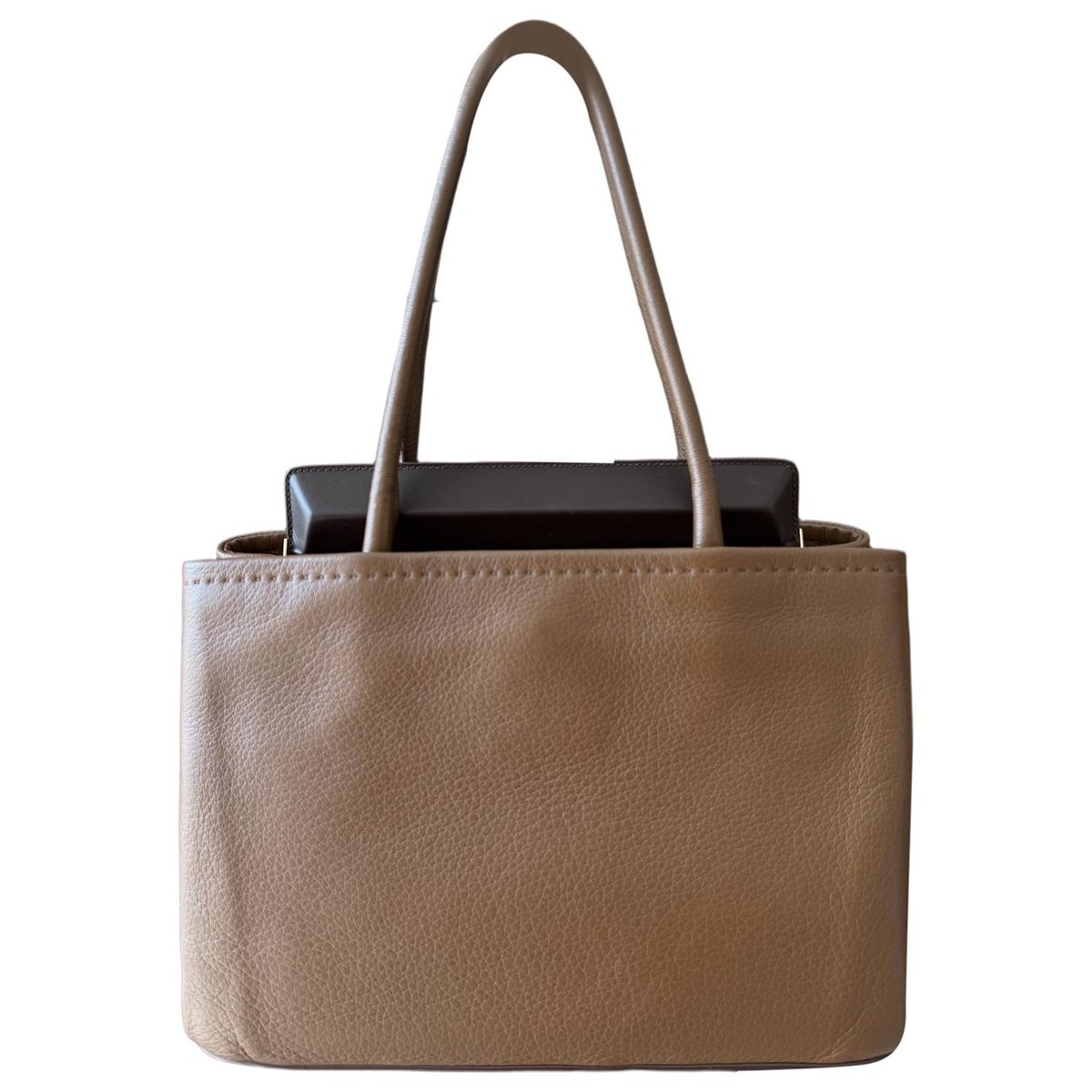 Leather handbag