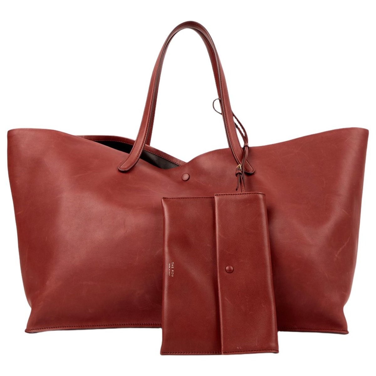 Idaho leather tote