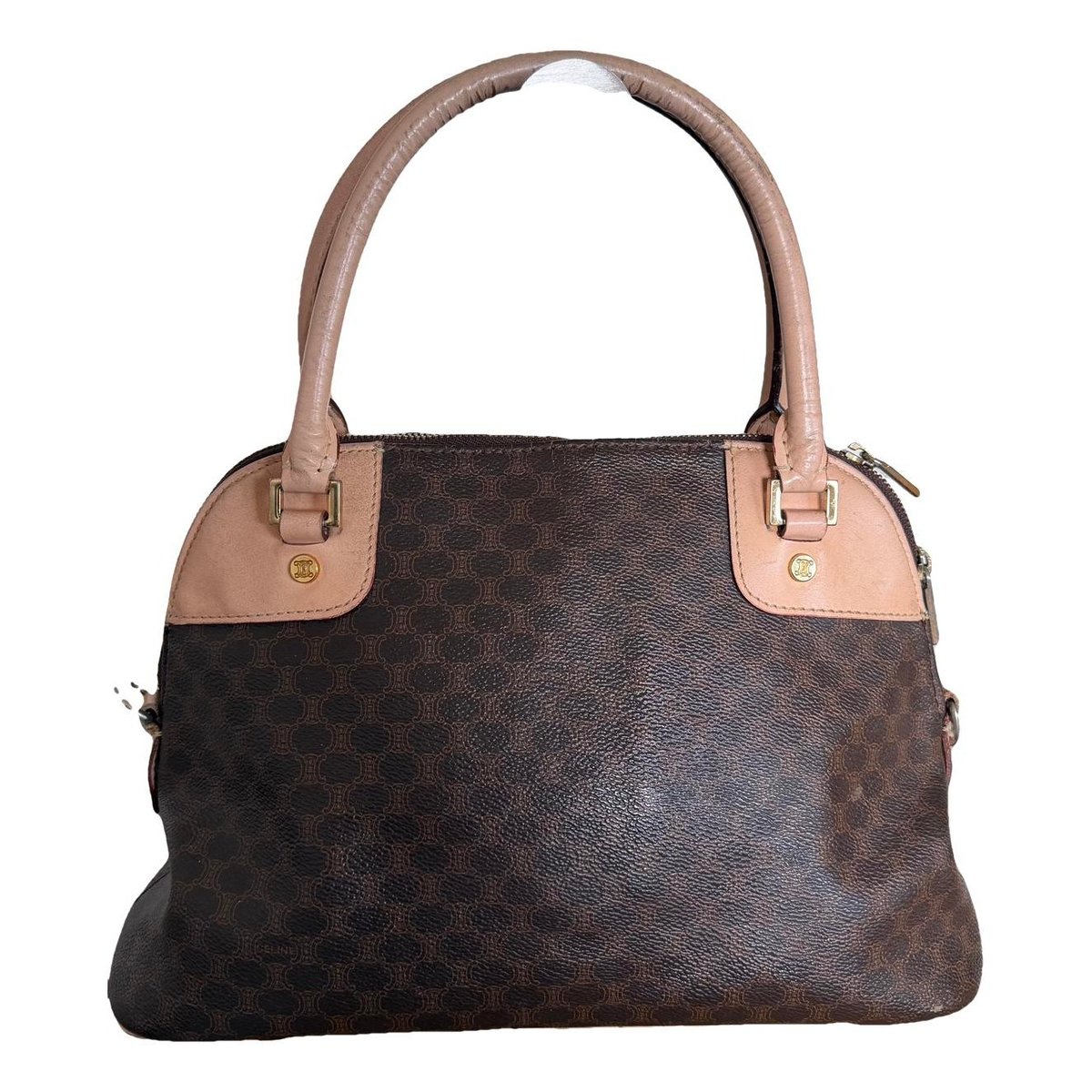 Triomphe leather tote