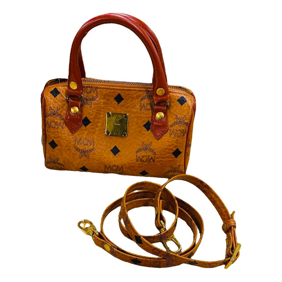 Boston leather mini bag