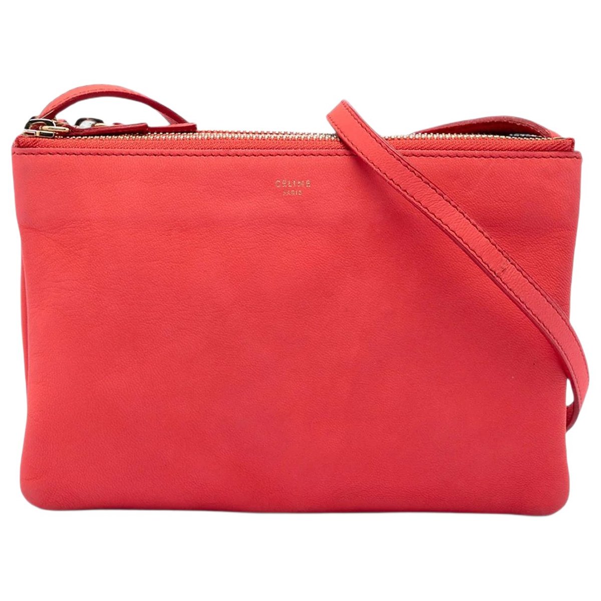 Trio leather crossbody bag