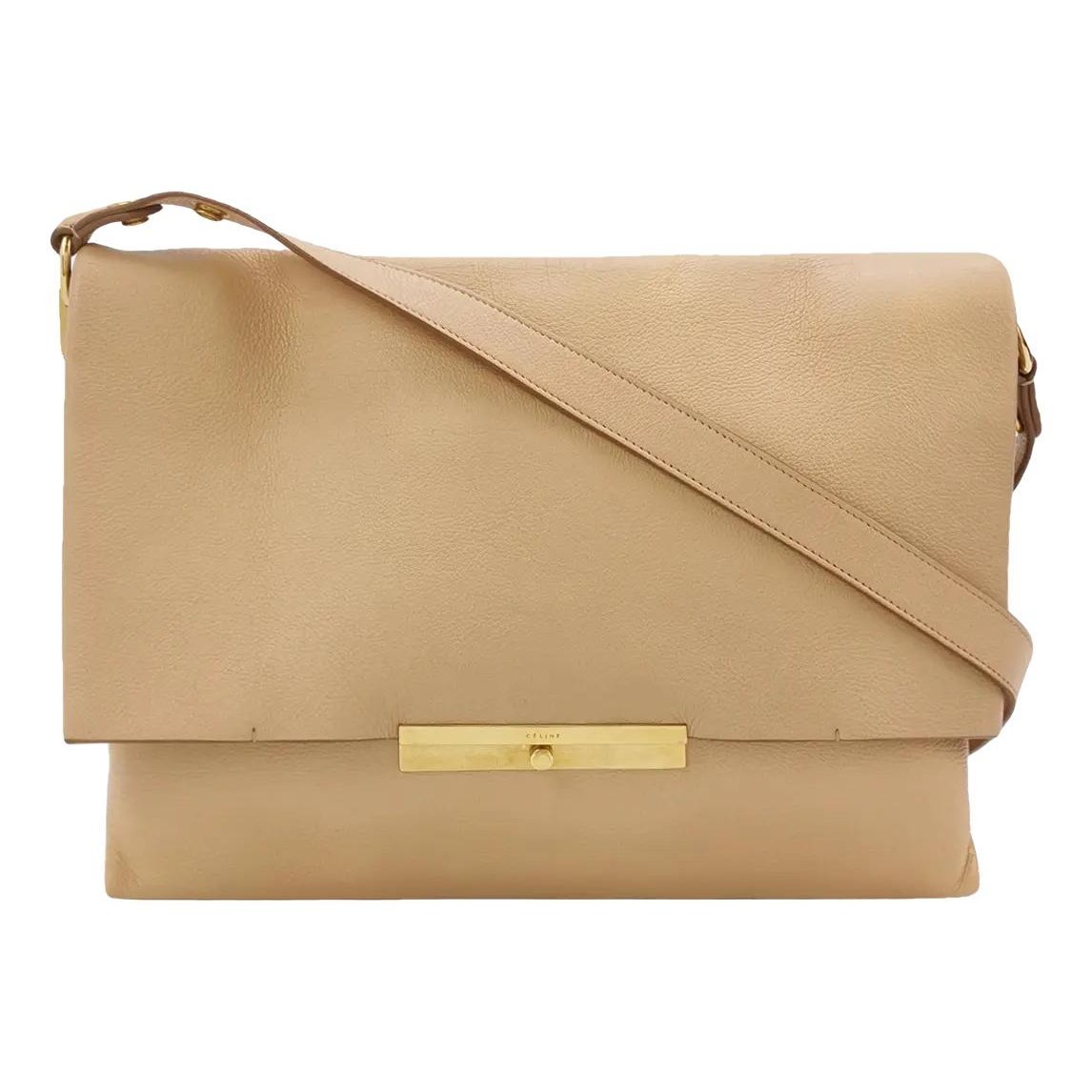 Blade leather crossbody bag