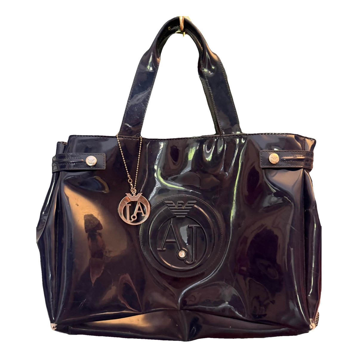 Vinyl handbag