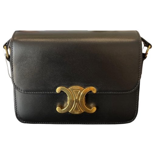 Triomphe leather handbag