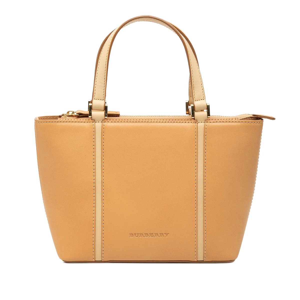 Pocket leather tote