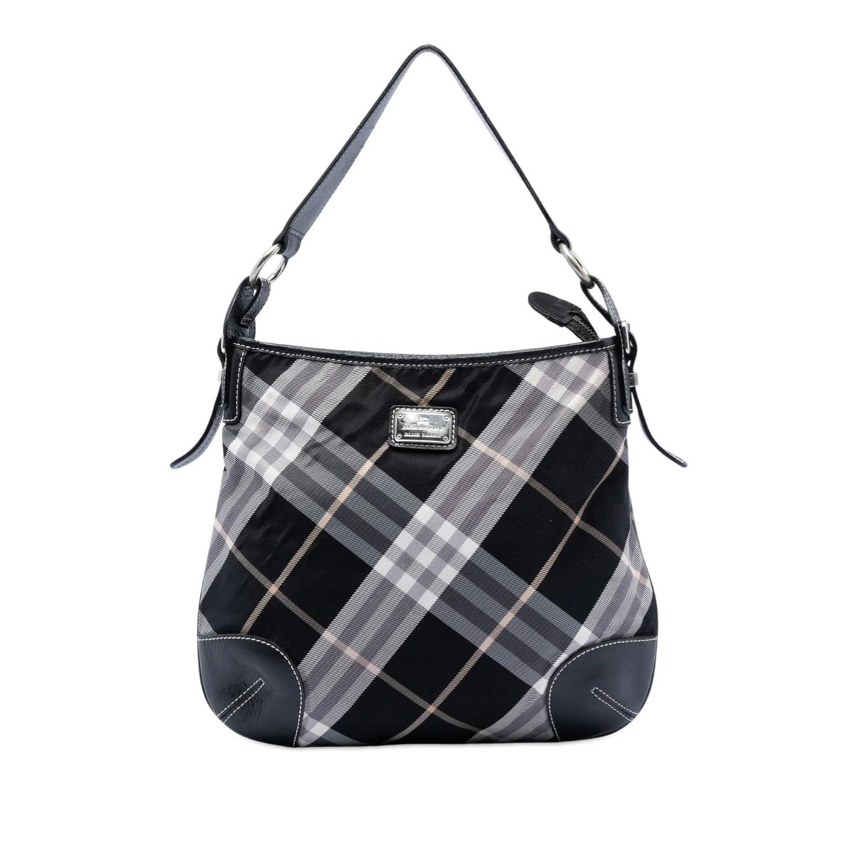 Pocket leather handbag