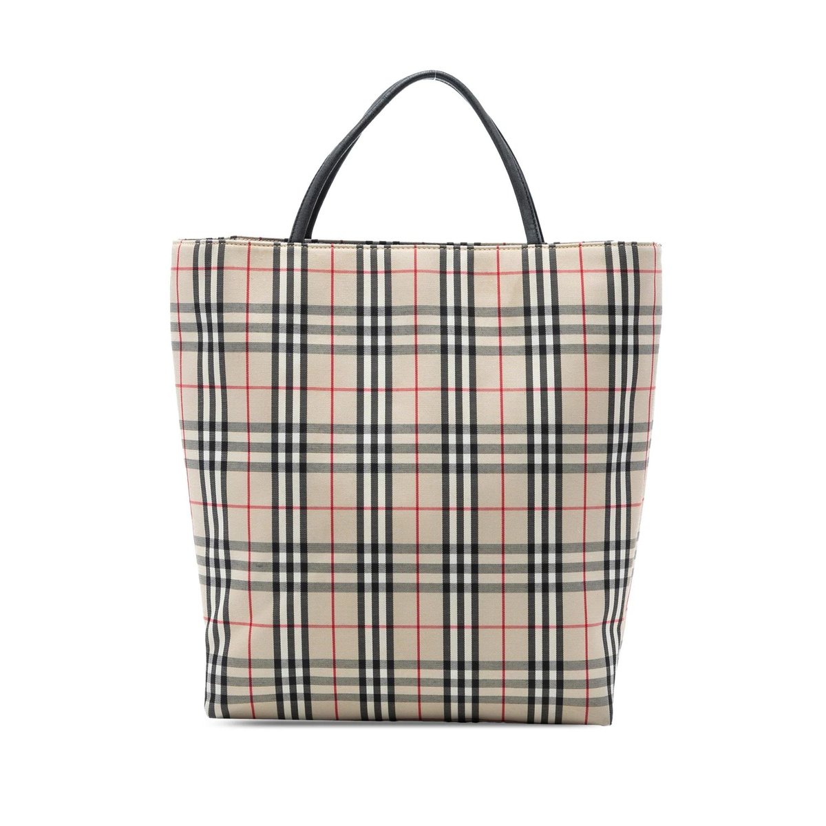 Pocket leather tote