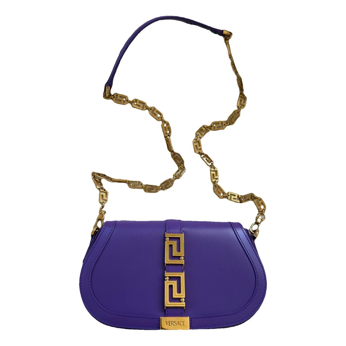 Greca Goddess leather handbag