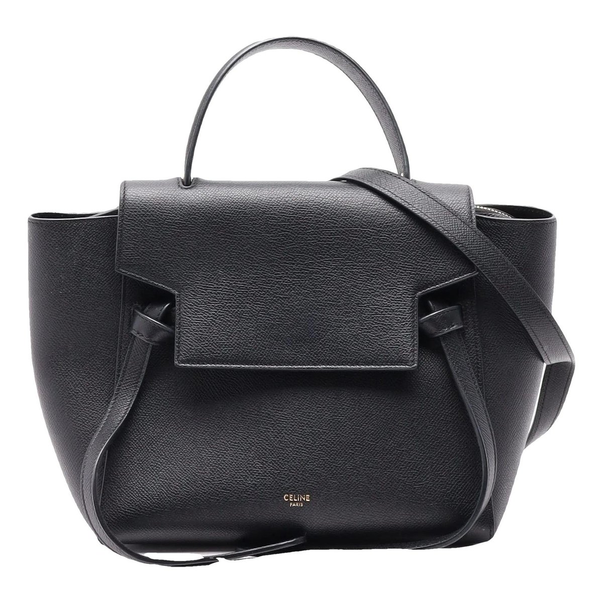 Belt leather handbag