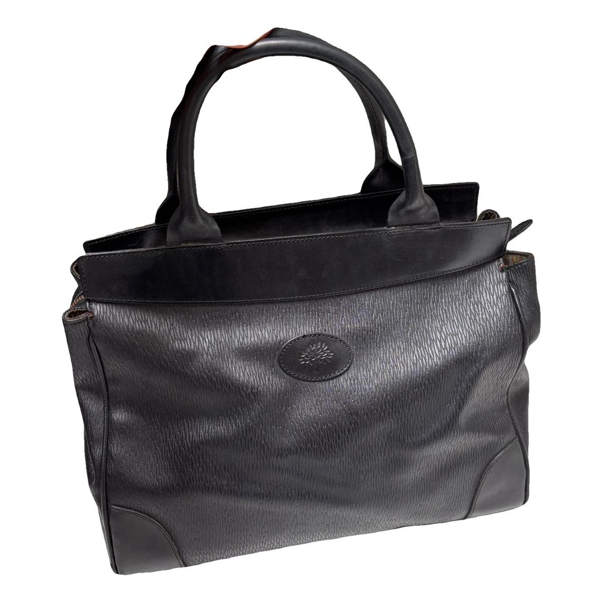 Leather tote