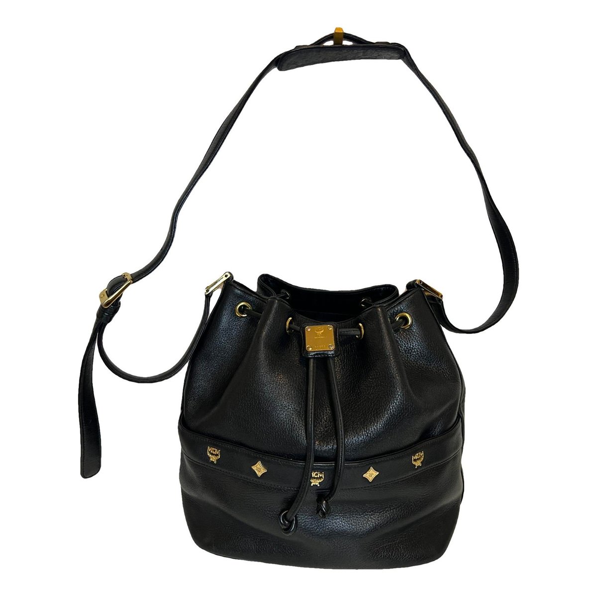 Heritage Drawstring leather crossbody bag