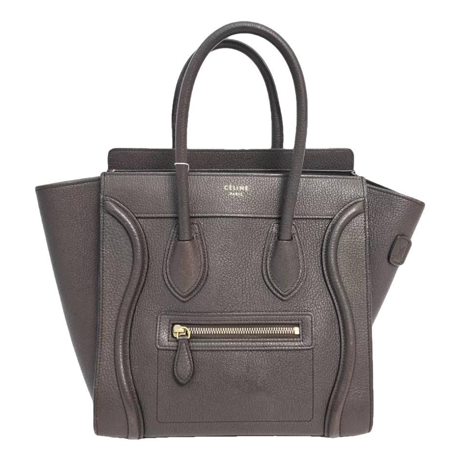 Luggage leather handbag