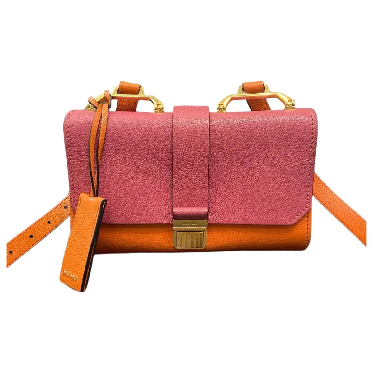 Miu Lady leather handbag