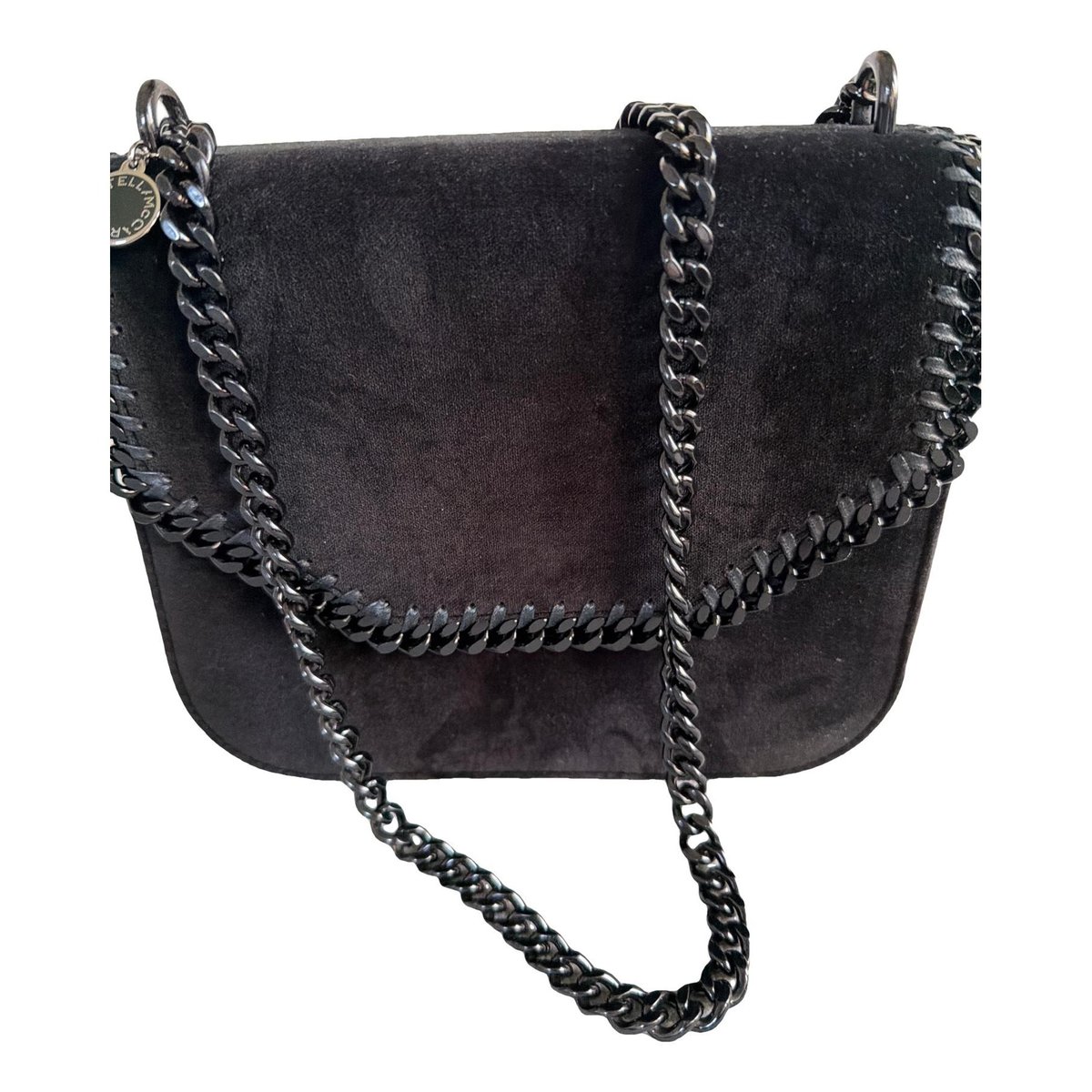 Falabella Box velvet handbag