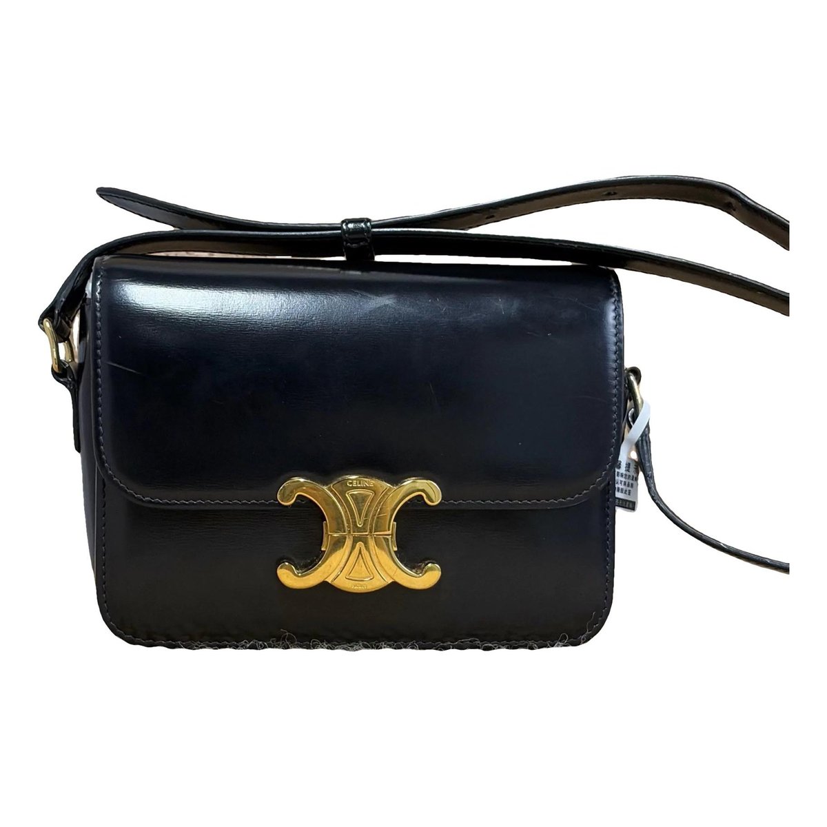 Triomphe leather handbag
