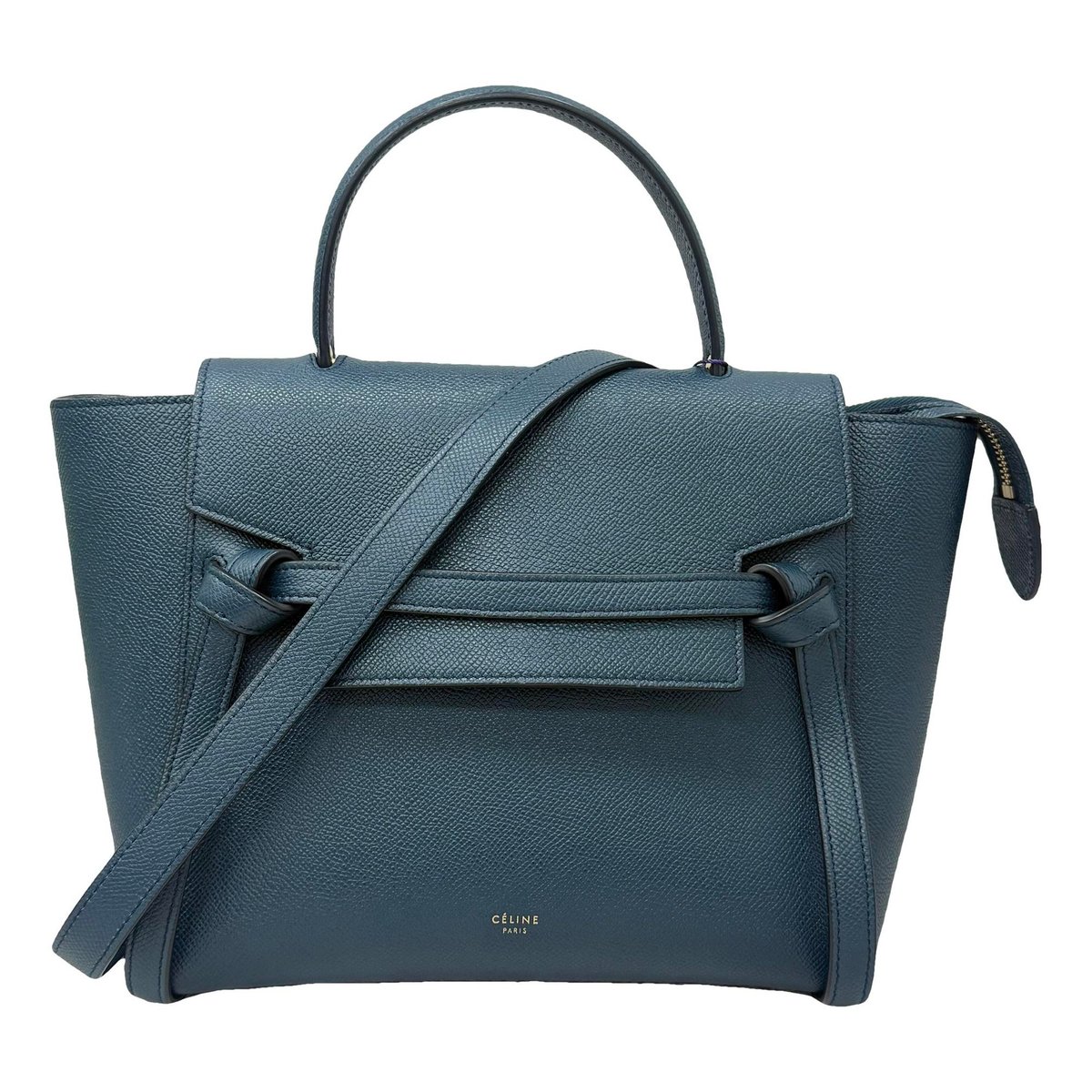 Belt leather handbag