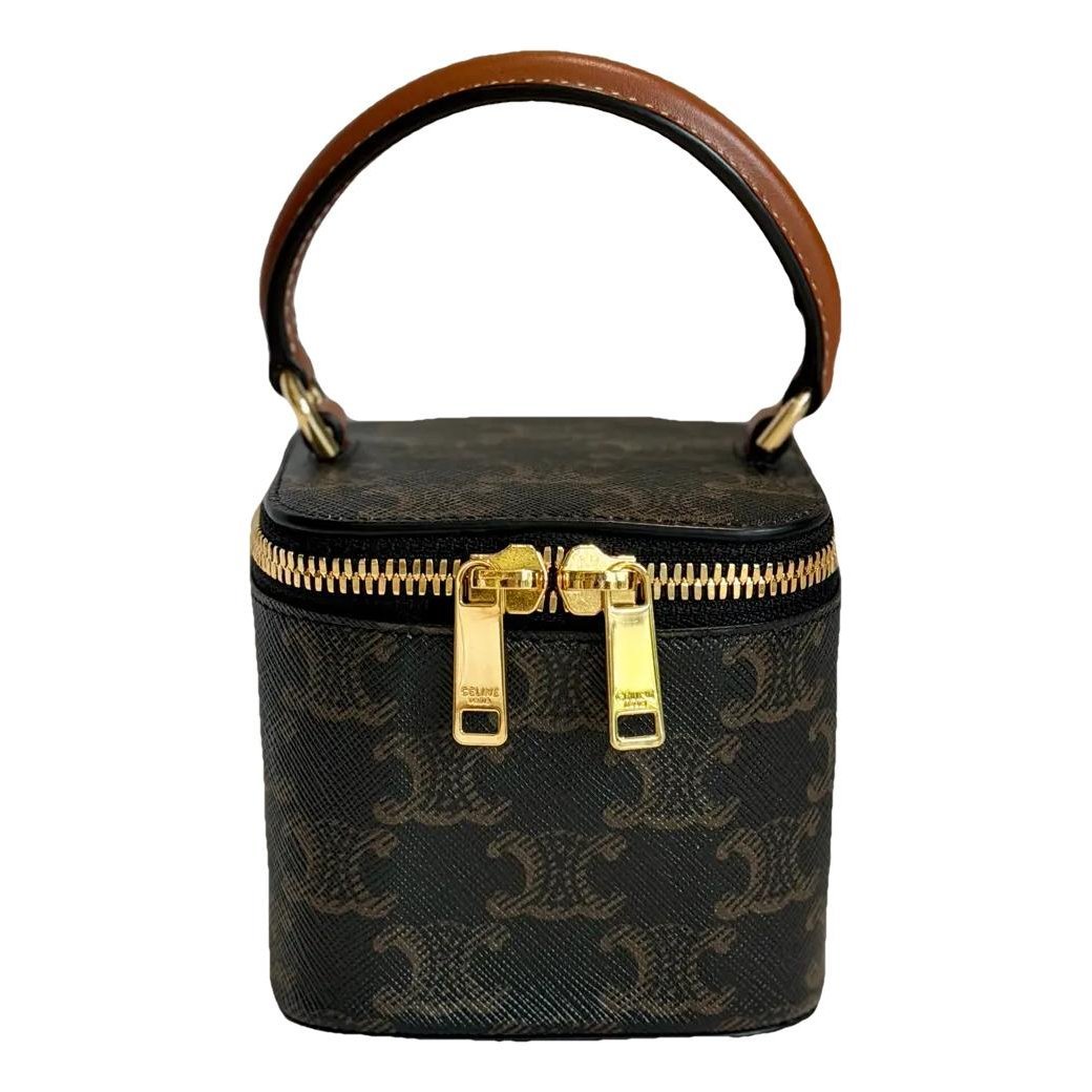 Triomphe vinyl crossbody bag