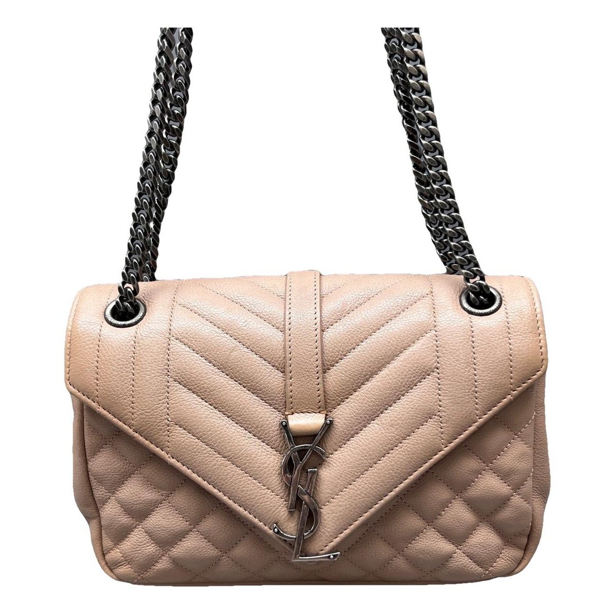 Envelope leather handbag