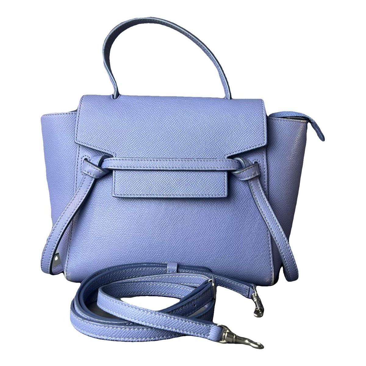 Belt leather handbag