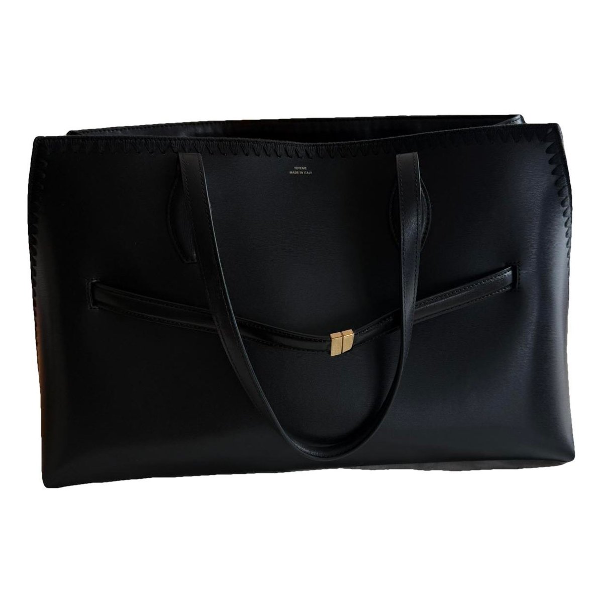 Leather tote