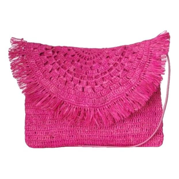 Glitter clutch bag