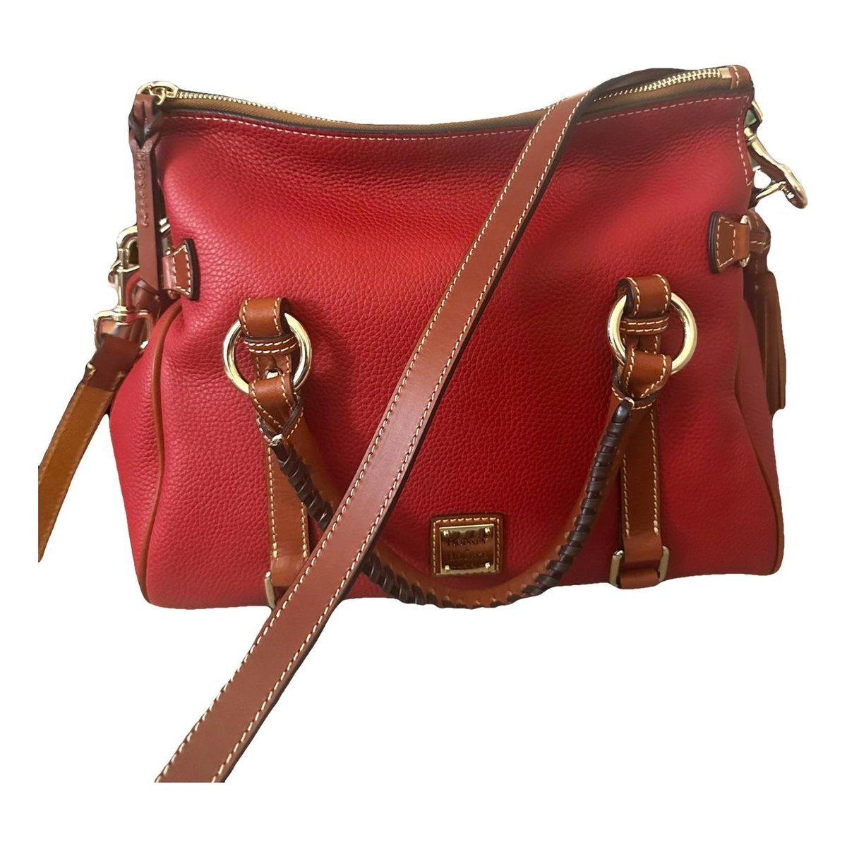 Leather satchel