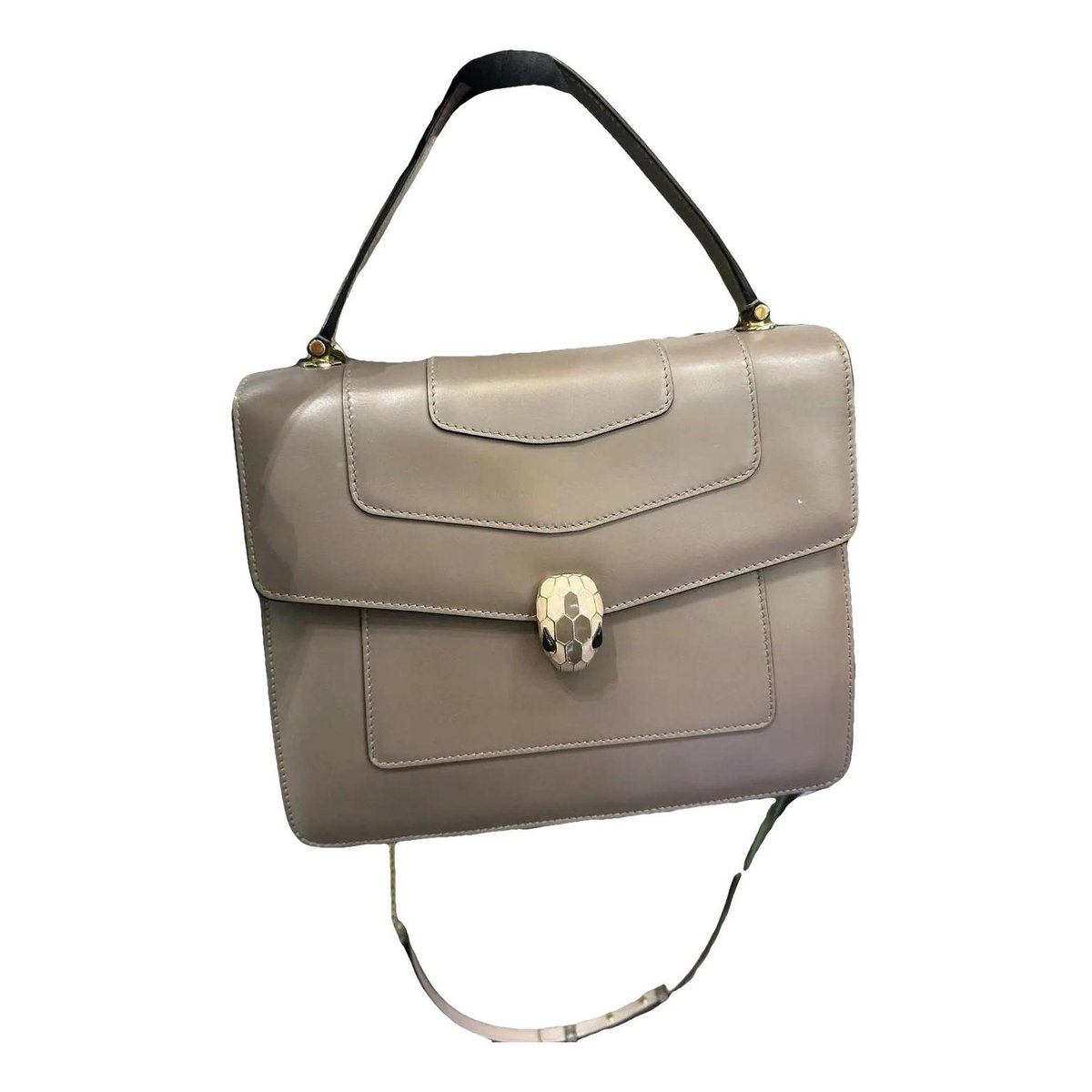 Serpenti leather handbag