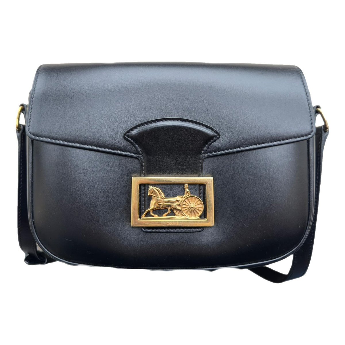 Triomphe leather handbag