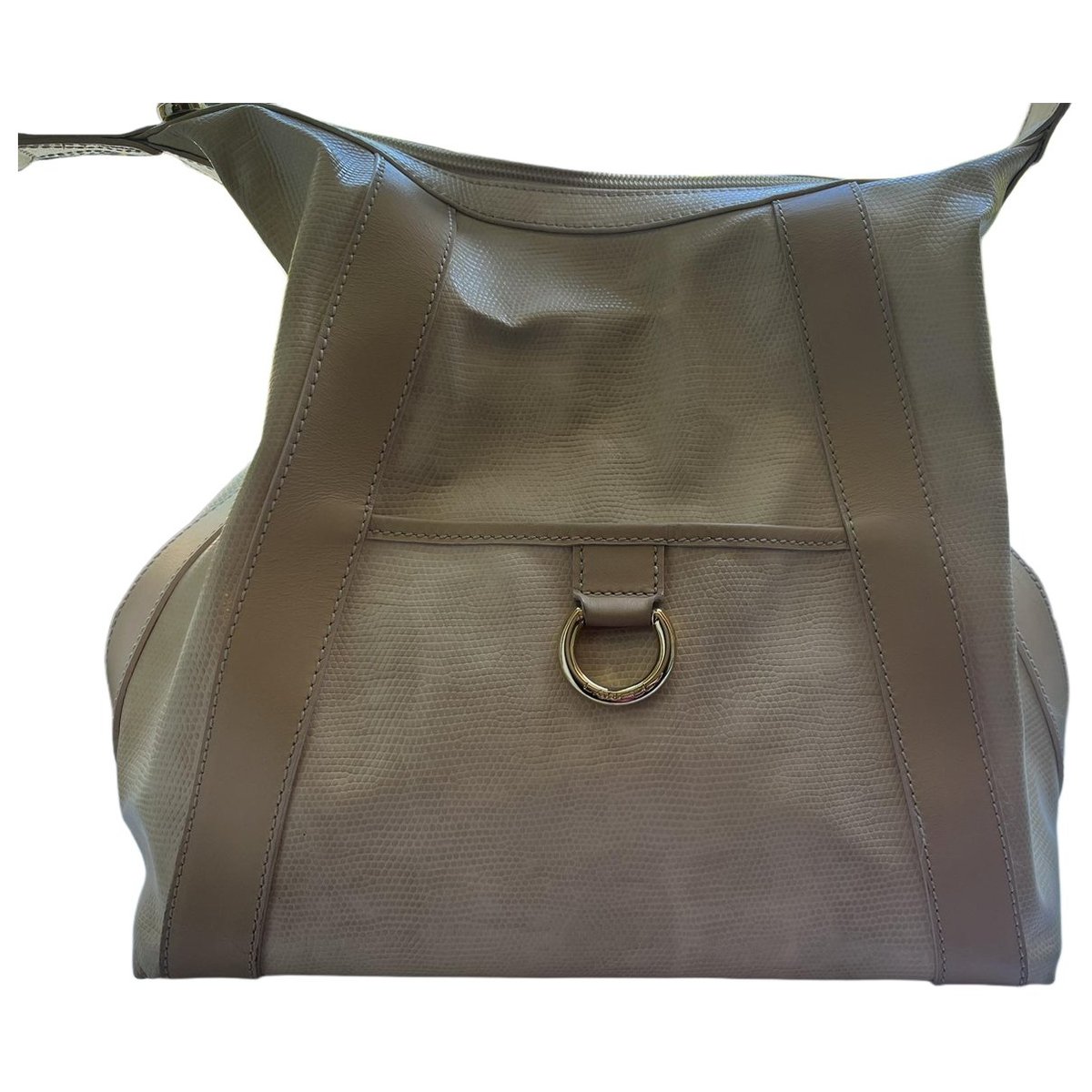 Enveloppe leather handbag